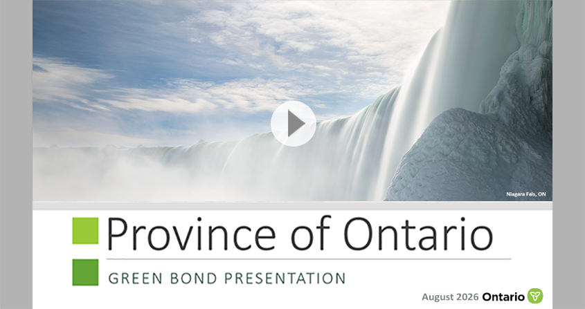 Green Bond Presentation - August 2026