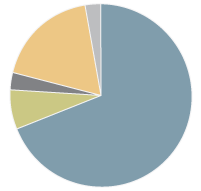 Graphique circulaire du programme d'emprunts par type d'obligation